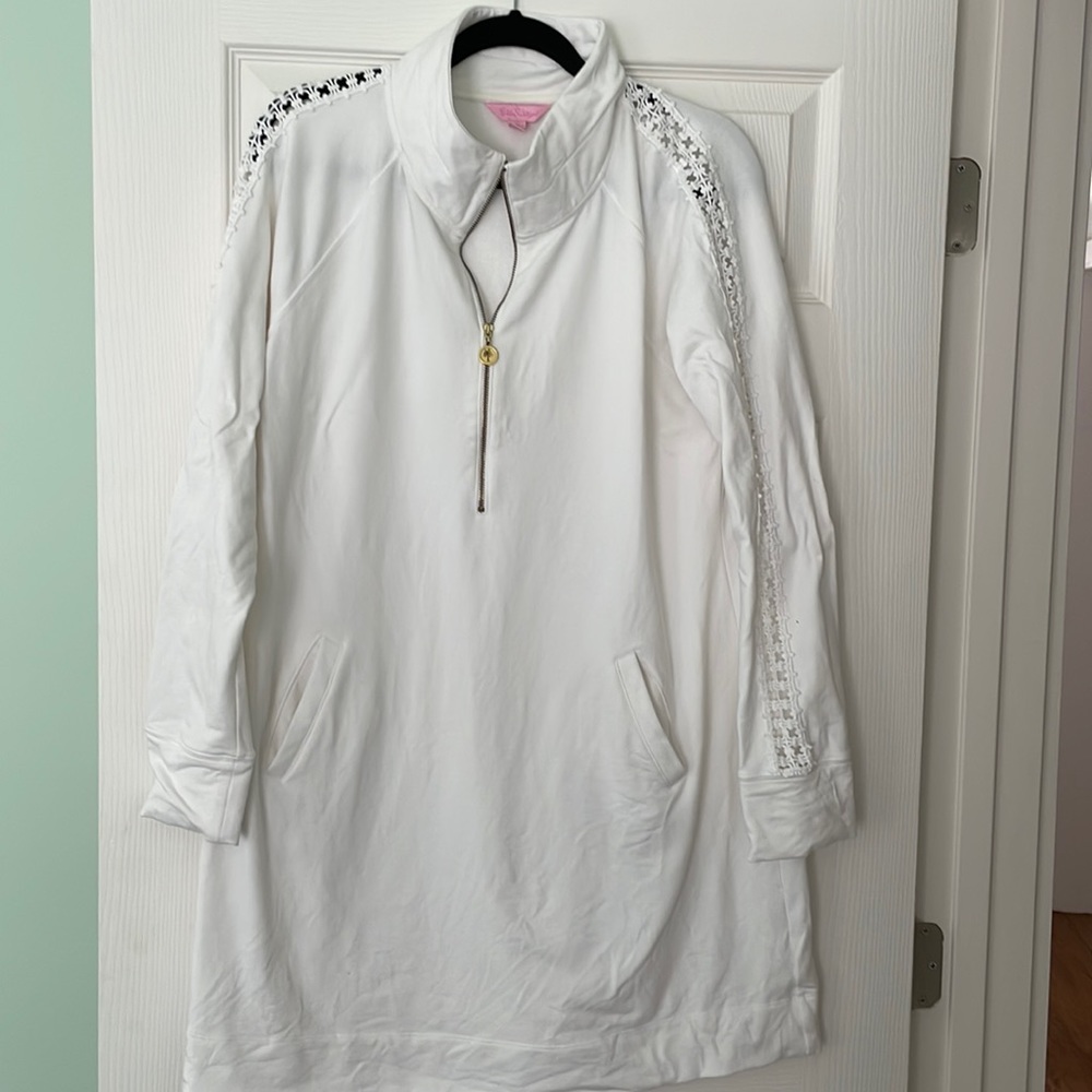 Lilly Pulitzer White Skipper dress Xl EUC